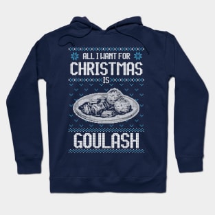 All I Want For Christmas Is Goulash - Ugly Xmas Sweater For Hungarian Goulash Lovers Hoodie